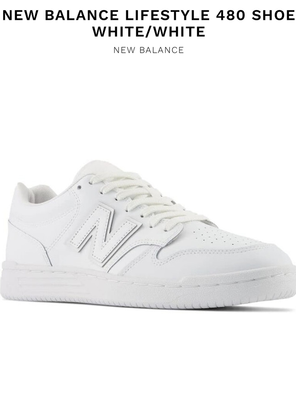 NEW BALANCE 480 Lifestyle Shoe ladies 6